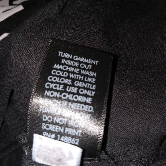 Torrid Slim Fit Black Instant Message Tshirt 0 - Picture 5 of 6